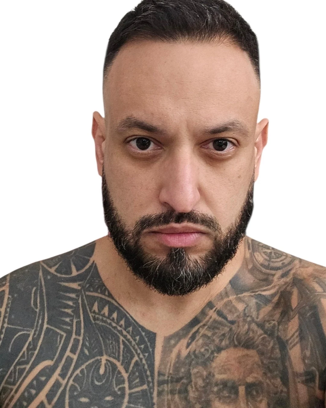 Original unedited portrait against a plain white background