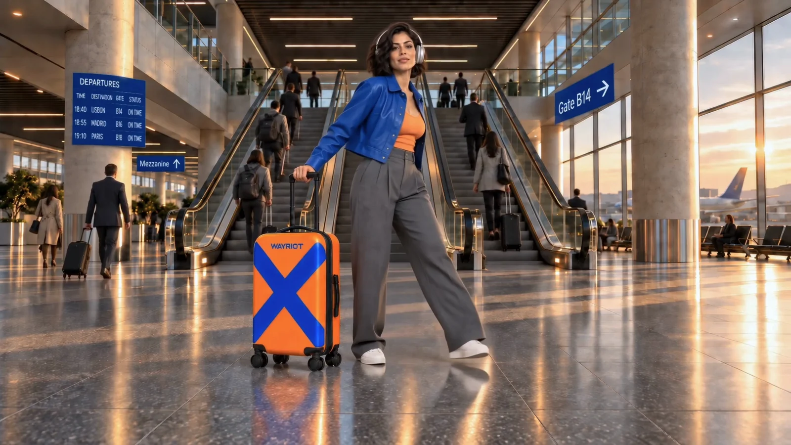 A dance moment from the finished Terminal Rhythm film